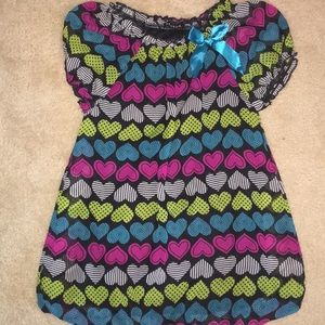 George Heart Design Sheer Top